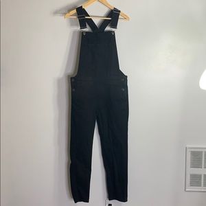 Topshop Moto black overall bibs